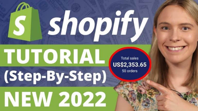 COMPLETE Shopify Tutorial For Beginners (UPDATED 2022) Create An Online Store TODAY Step-By-Step!